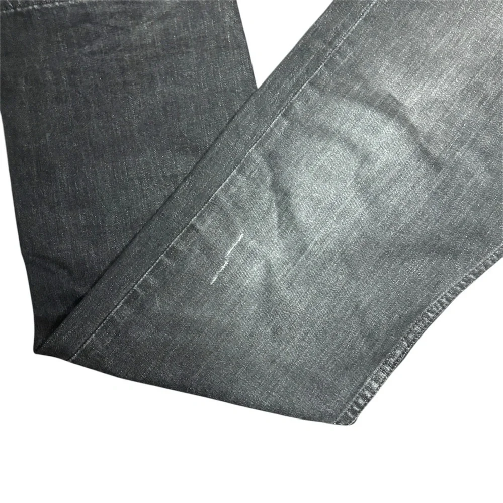 Levi’s 505 Regular Fit Black Jeans Straight Leg Denim‎ Size 36x34